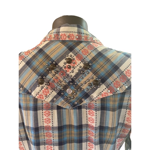 Vintage Western Shirt Dress by Guess Jeans - Picture 3 of 6